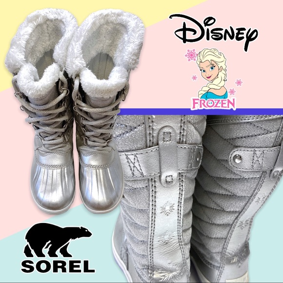 SOREL Boots (Disney Frozen theme) - Picture 3 of 7
